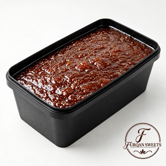 Furqan Sweets bulk halwa bucket for celebrations